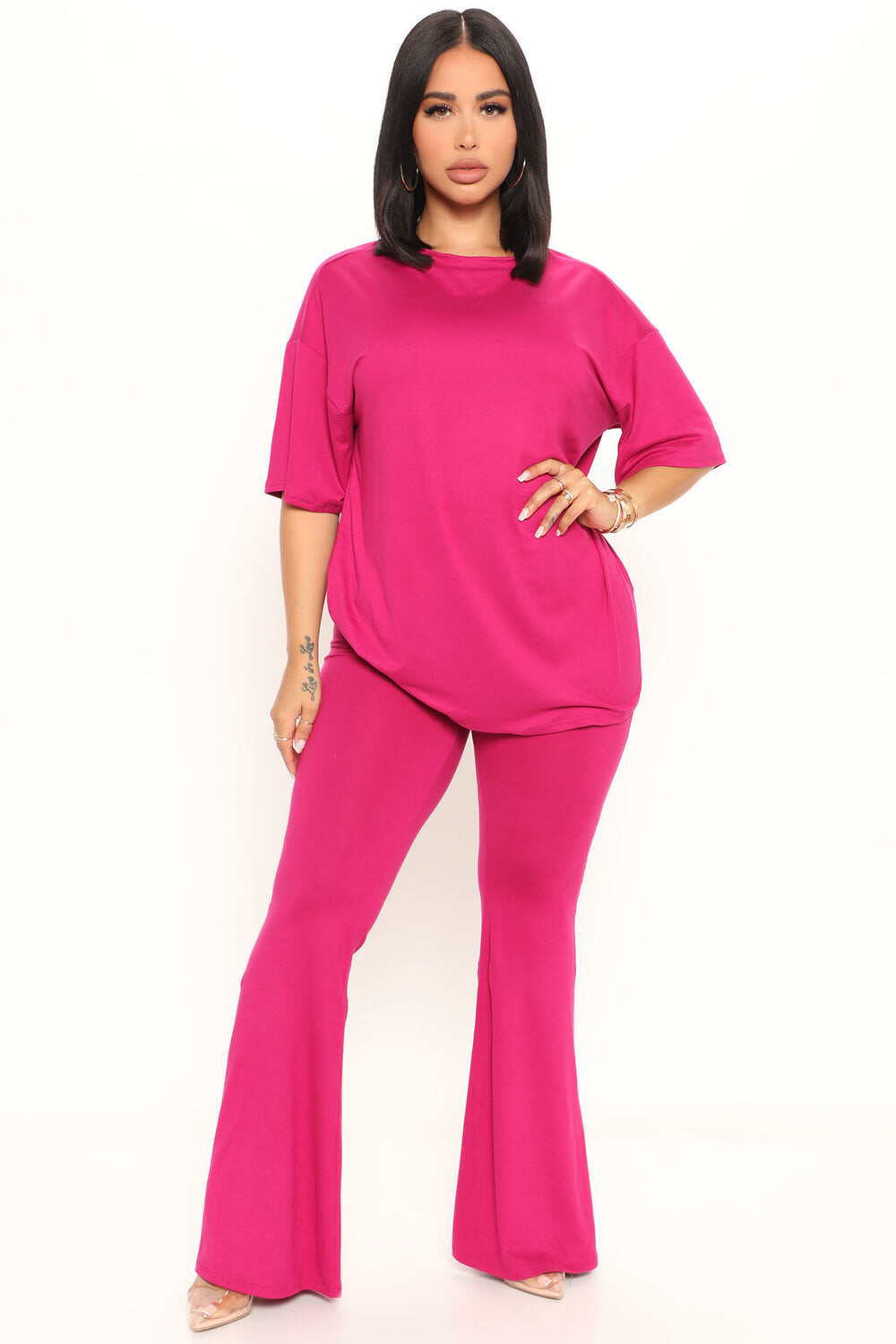 

Брюки Fashion Nova TP3250, пурпурный, Фиолетовый