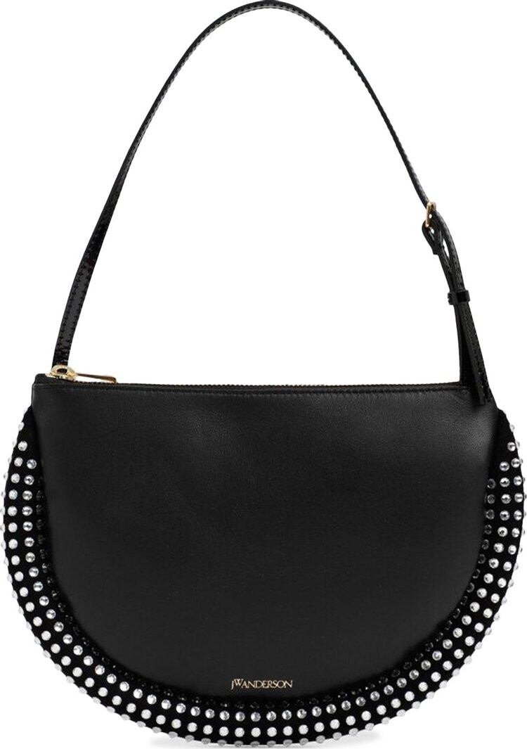 

Сумка JW Anderson Crystal Bumper Moon Bag Black, черный