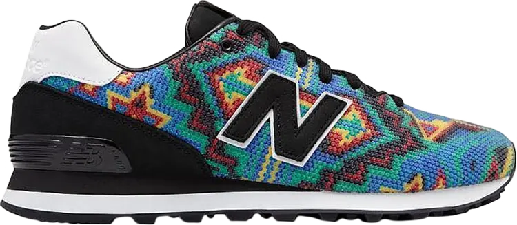 

Кроссовки New Balance Ricardo Seco x 574, черный/разноцветный