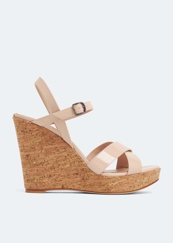 

Сандалии SARAH JESSICA PARKER Wren wedges, бежевый