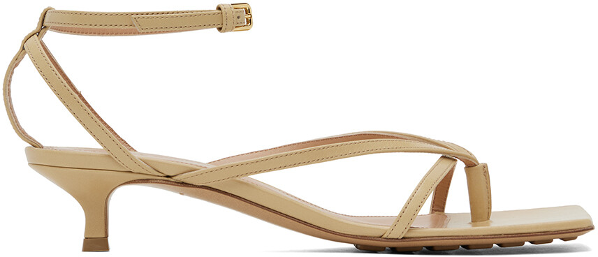 

Бежевые сандалии Lounge Bottega Veneta