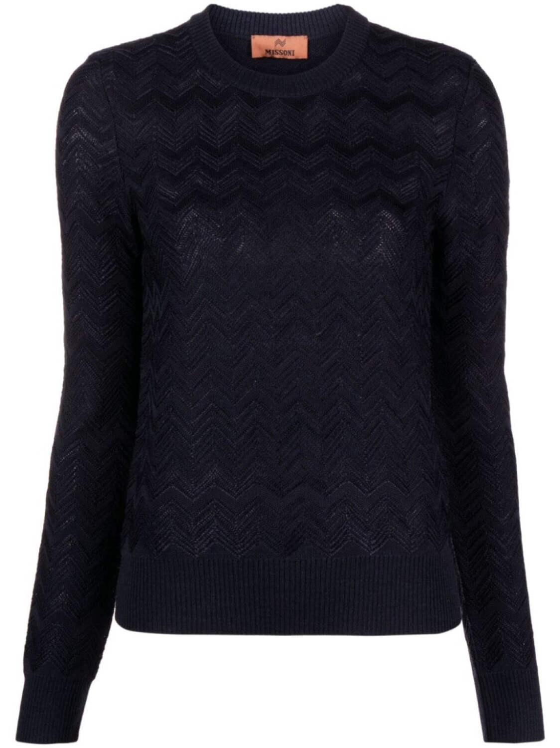 

Missoni джемпер с узором шеврон, синий
