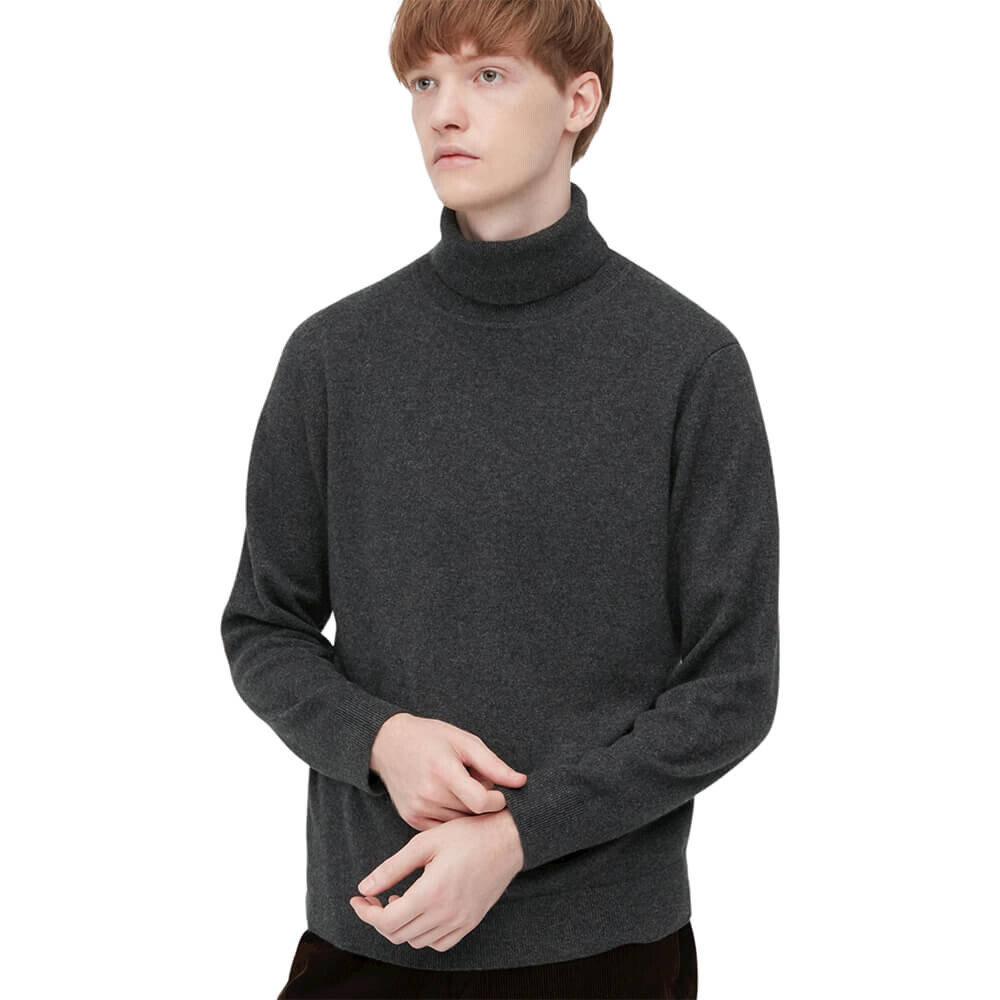 

Водолазка Uniqlo 100% Cashmere Turtleneck, темно-серый