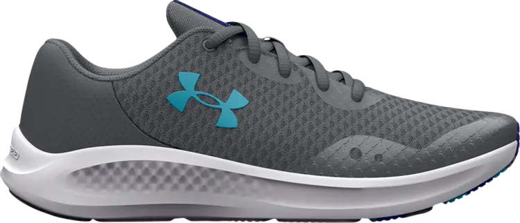 

Кроссовки Under Armour Charged Pursuit 3 GS Pitch Grey Blue, серый