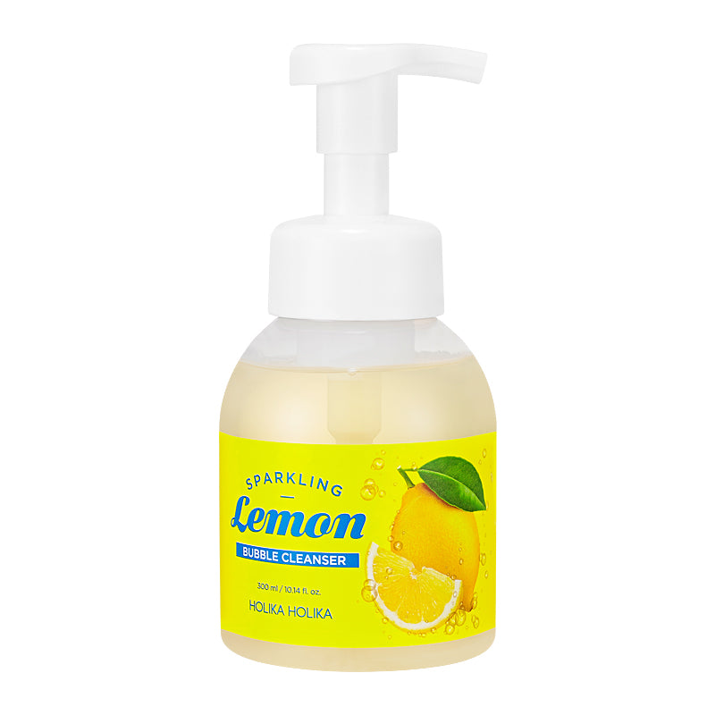 HOLIKA HOLIKA Очищающая пенка для лица Sparkling Lemon Bubble Cleanser 300мл holika holika smoothie peeling mist lemon squash