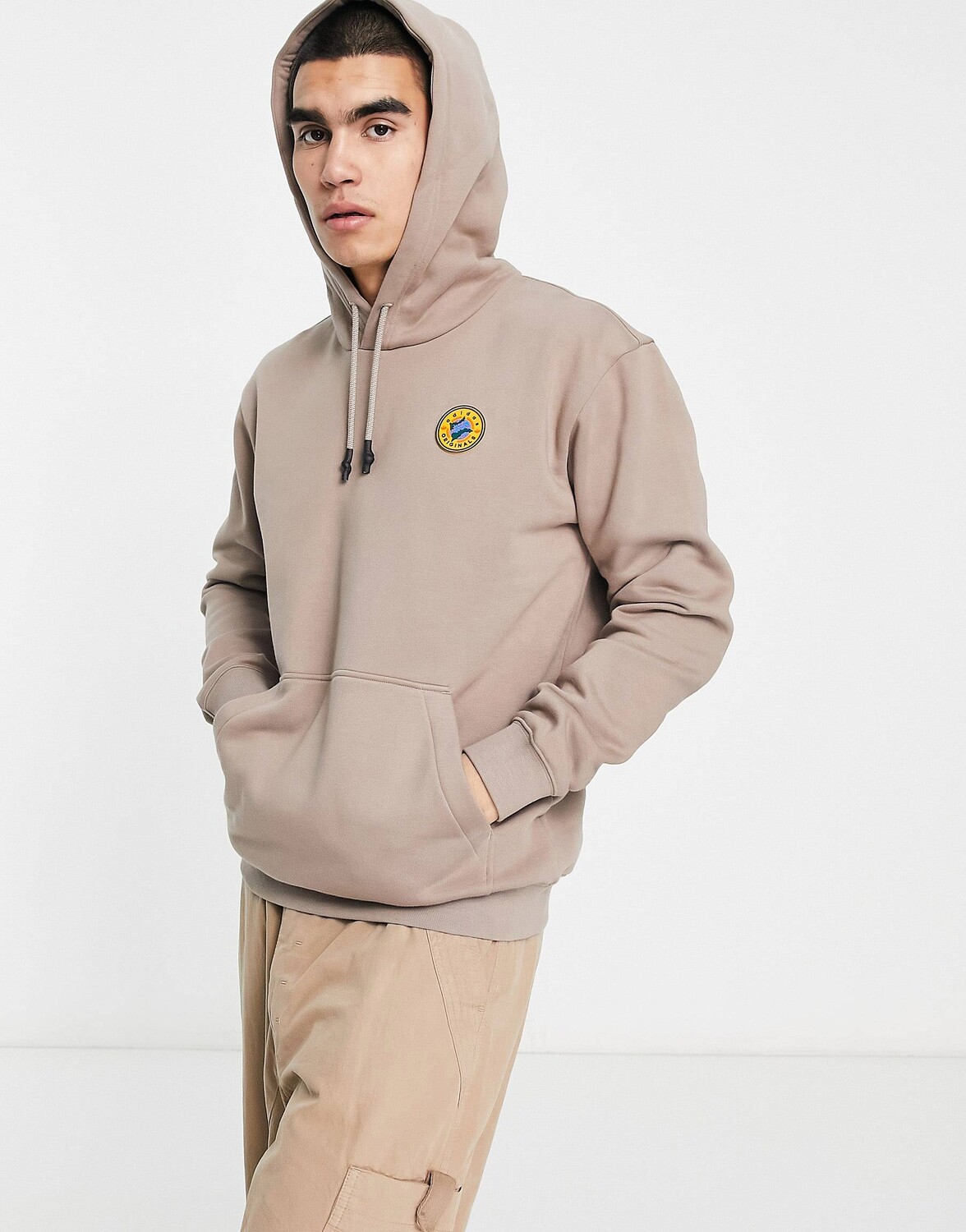 

Худи коричневого цвета adidas Originals 'Wander Hour'