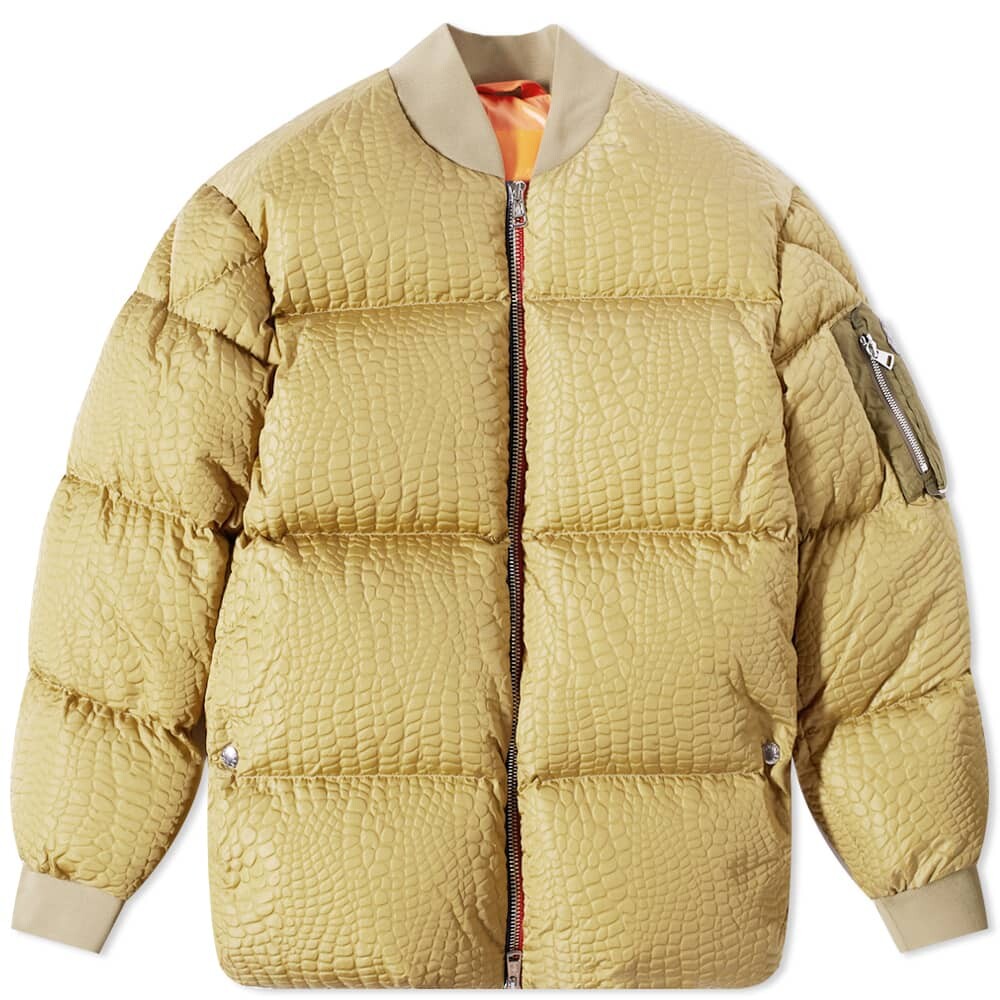 

Куртка-бомбер Medway с крокодиловым пухом Moncler Genius, Коричневый