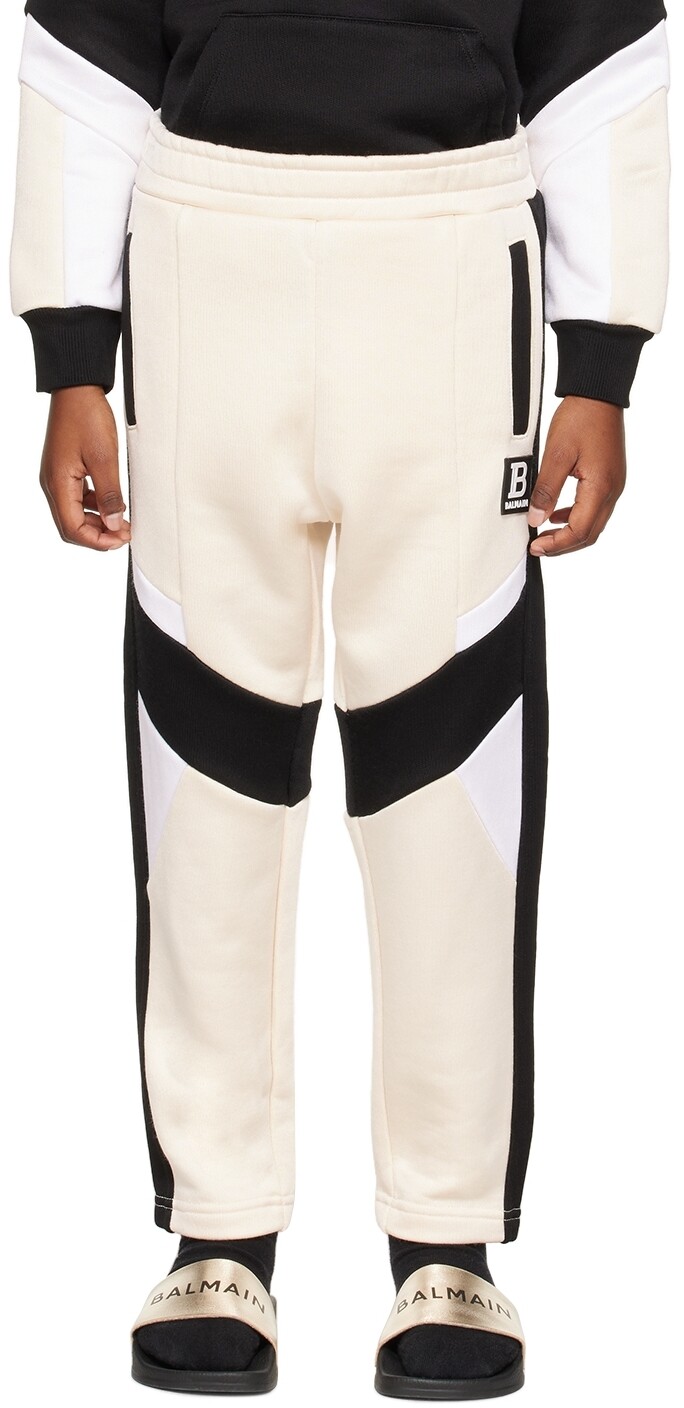 

Детские брюки Off-White со вставками для отдыха Balmain