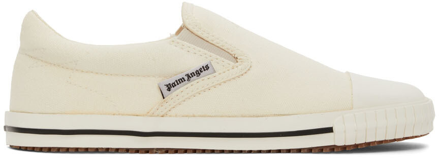 

Вулканизированные кроссовки без шнурков Off-White Square Palm Angels
