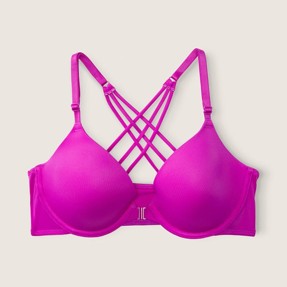 

Бюстгальтер на косточках Victoria's Secret Pink Push-up, фуксия