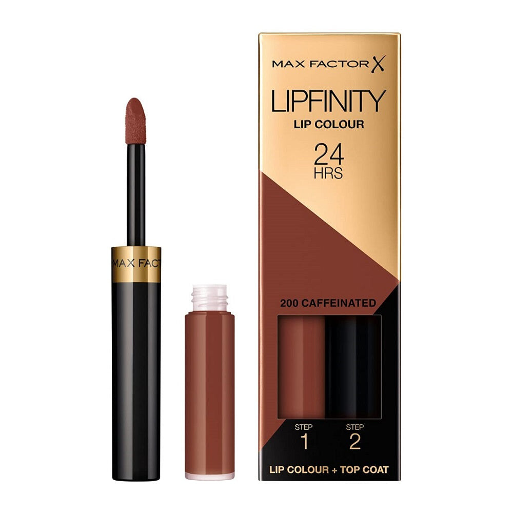 

Max Factor Lipfinity Lip Color двухфазная жидкая губная помада со стойким эффектом 200 Caffeinated