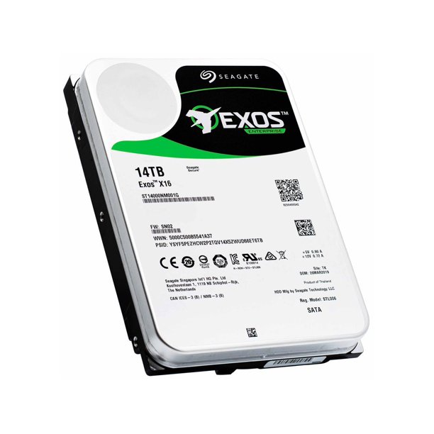 Жесткий диск Seagate Exos X16 14 ТБ жесткий диск seagate exos x10 10 тб 3 5 st10000nm0096