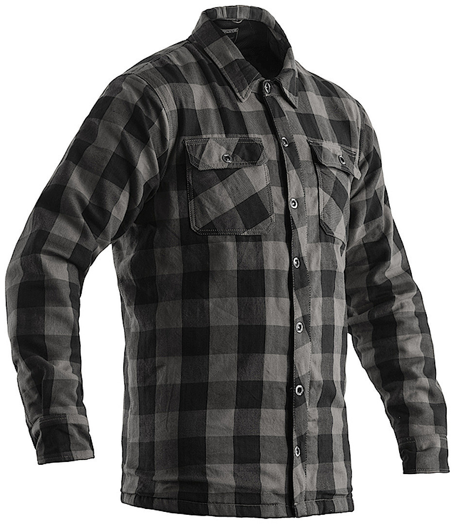Рубашка мотоциклетная RST Lumberjack, темно-серый рубашка uniqlo corduroy work темно серый