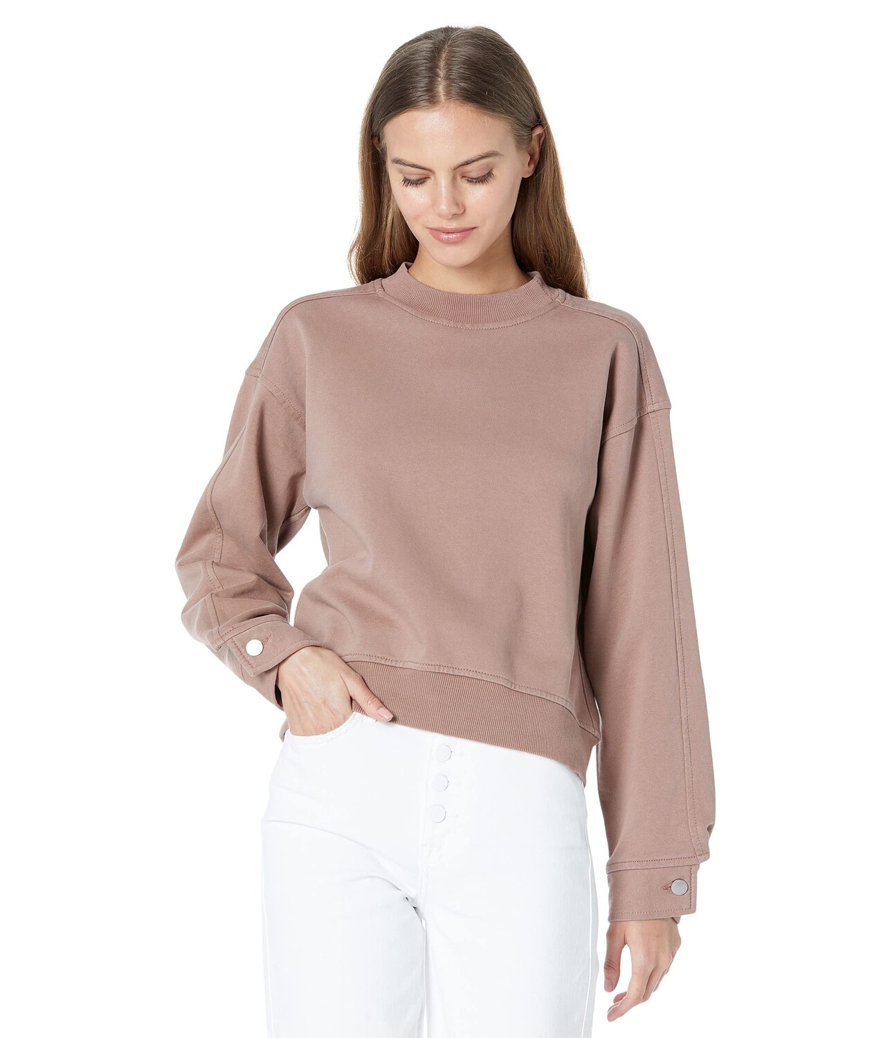 Пуловер DL1961, Classic Sweatshirt dusty rose перстень из розового золота dusty flat