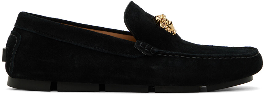 

Черные лоферы La Medusa Versace