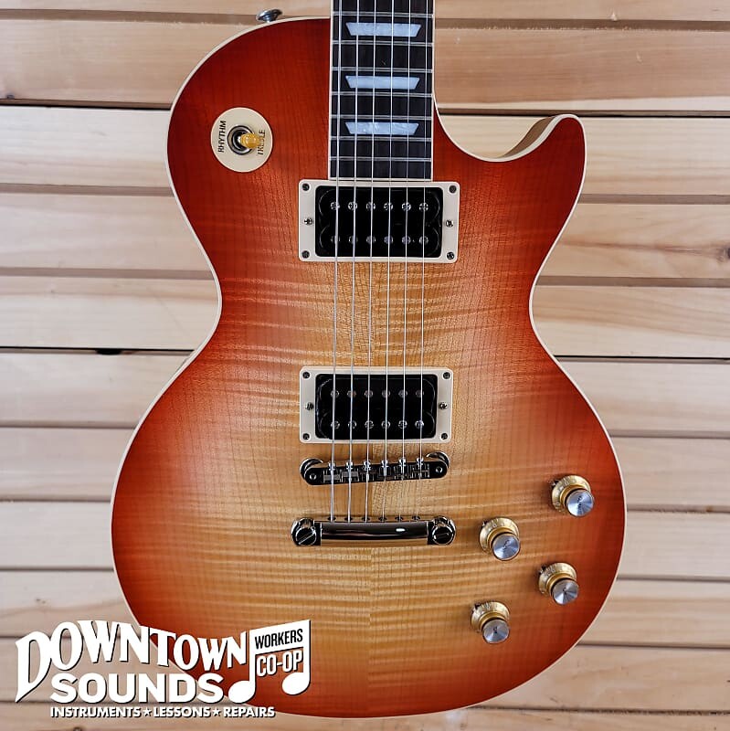 

Gibson Les Paul Standard '60s Faded в жестком футляре - Vintage Cherry Sunburst LES PAUL STANDARD 60S FADED - VINTAGE CHERRY SUNBU