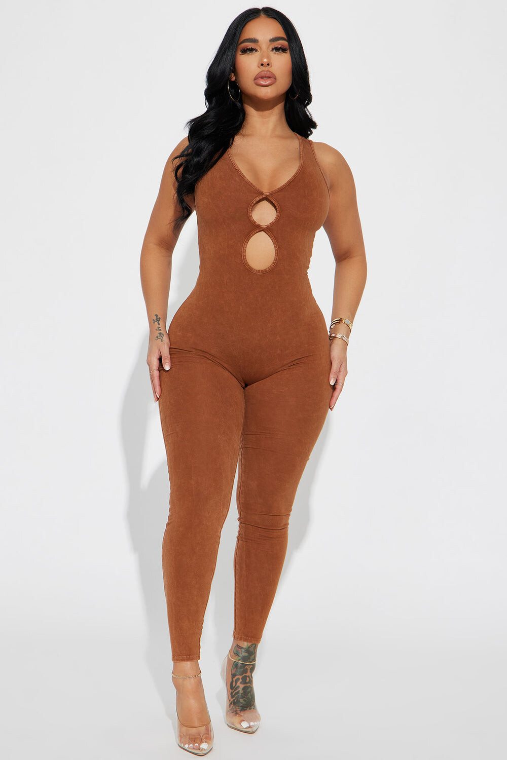

Комбинезон Fashion Nova EJ2482N, коричневый