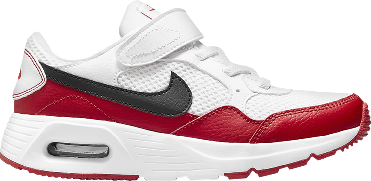 Nike air max white and cheap red