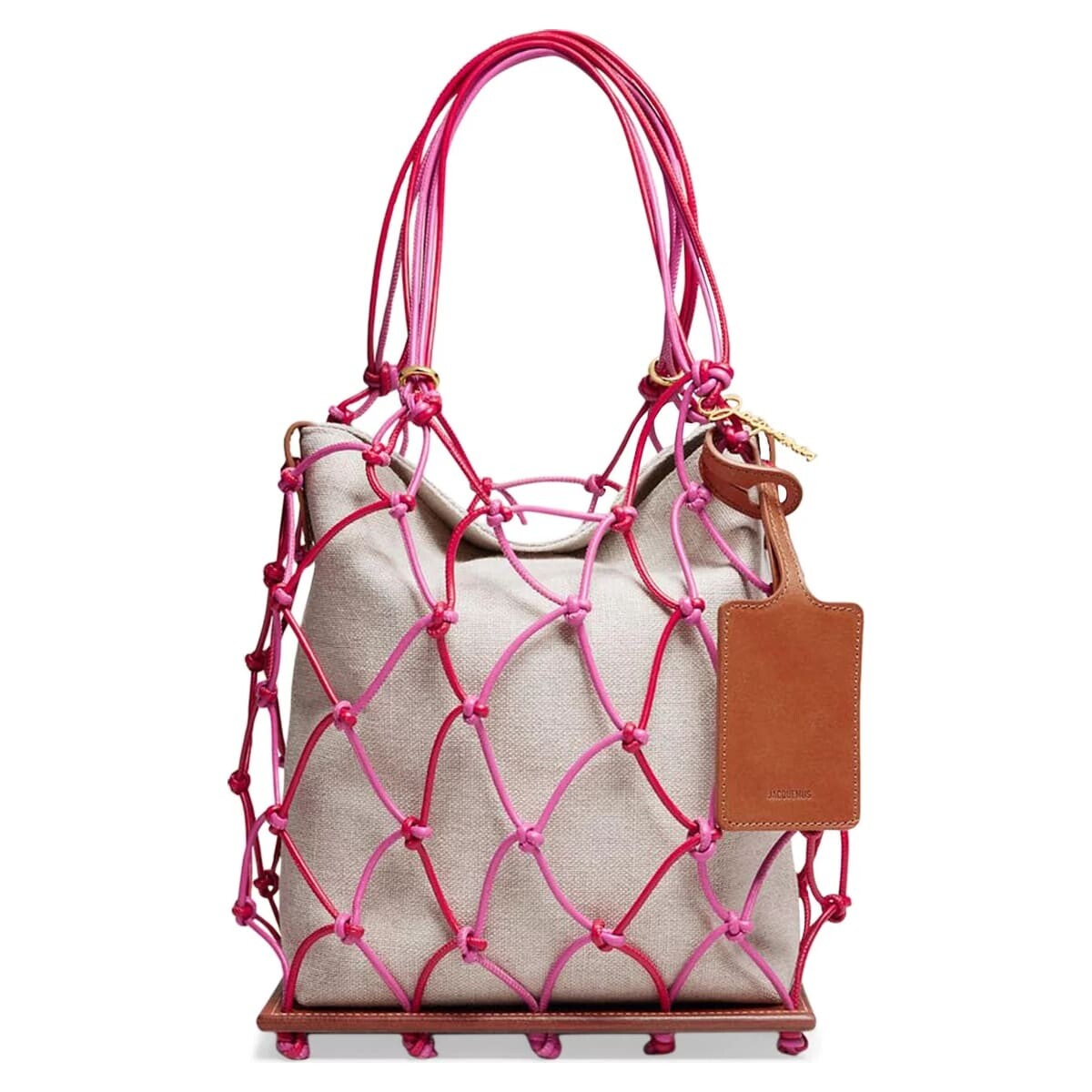 

Сумка Jacquemus Le Petit Filet Pralu, розовый