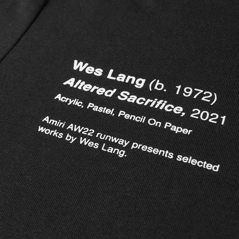

Футболка Wes Lang в клетку с черепом AMIRI