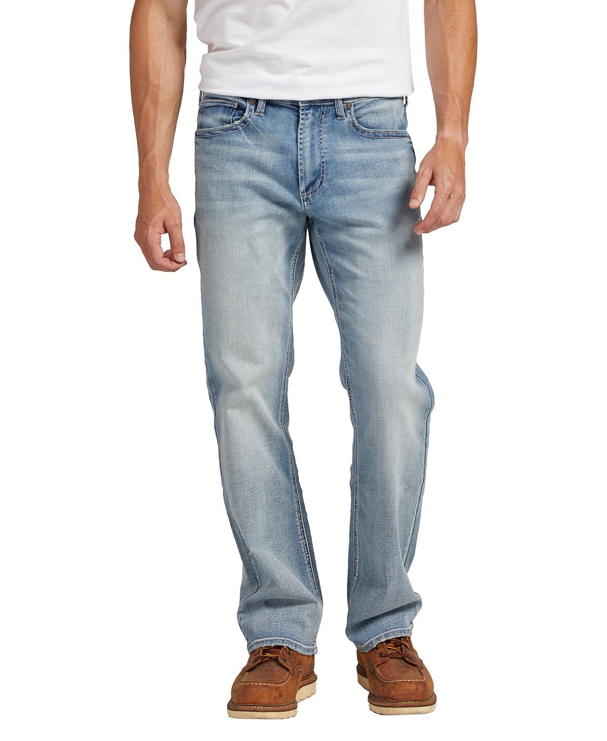 

Мужские джинсы прямого кроя zac свободного кроя Silver Jeans Co.