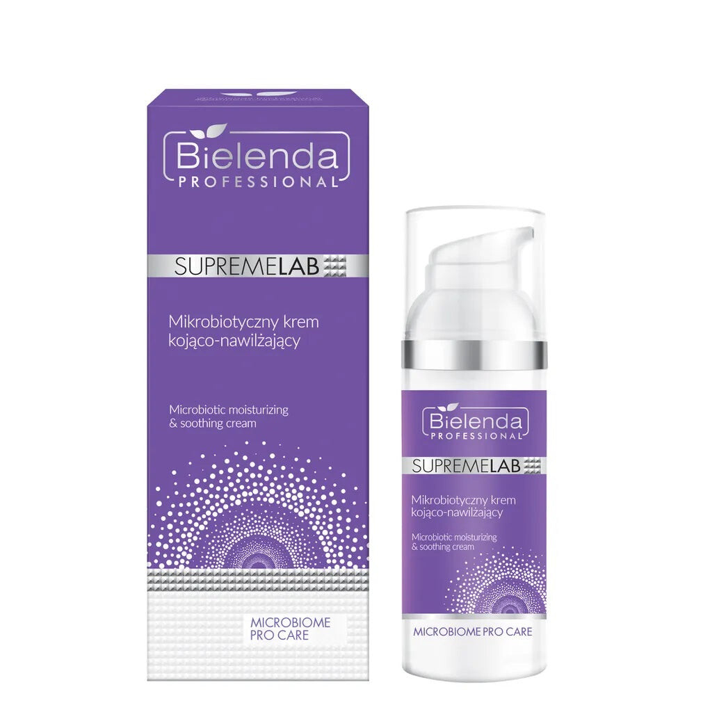 

Bielenda Professional SupremeLab Microbiome Pro Care микробиотический успокаивающий и увлажняющий крем 50мл
