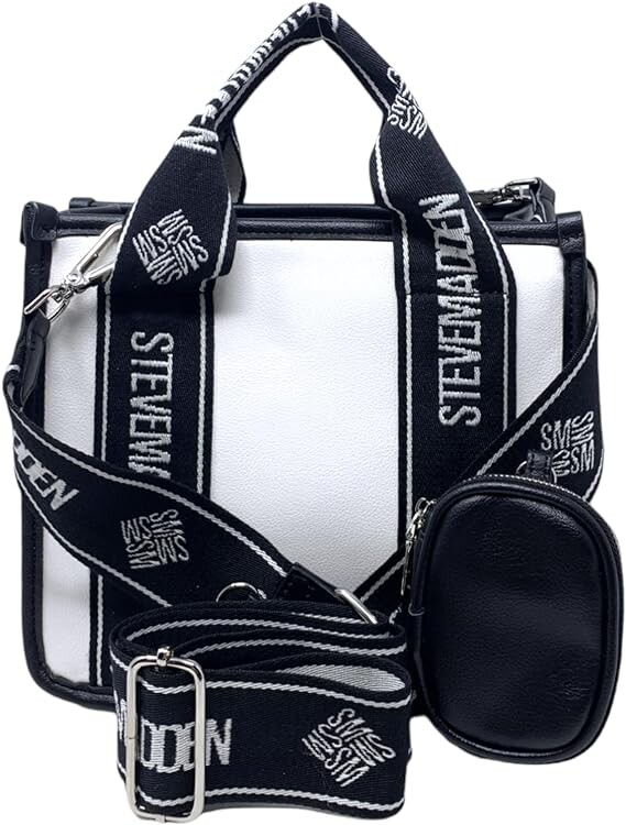 

Сумка-трансформер Steve Madden Bwebber, белая искусственная кожа