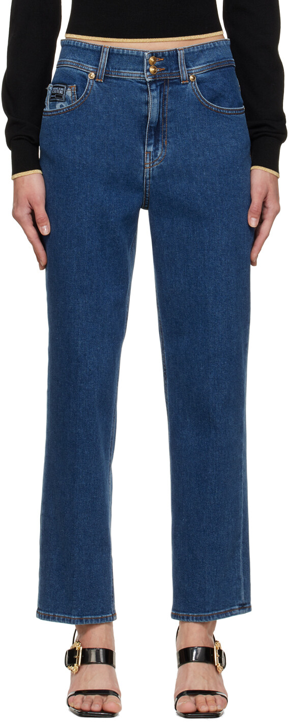 

Синие джинсы Нина Versace Jeans Couture