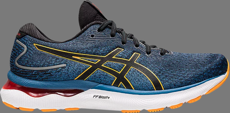 Кроссовки gel nimbu 24 'azure amber' Asics, синий - фото