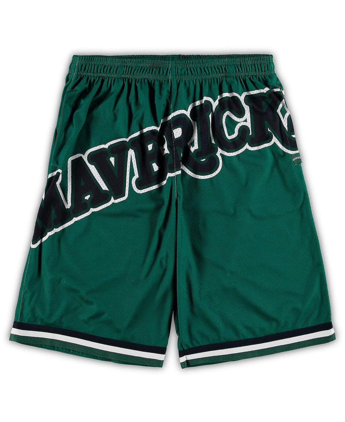 

Мужские зеленые шорты dallas mavericks big and tall hardwood classics big face 2.0 Mitchell & Ness, зеленый