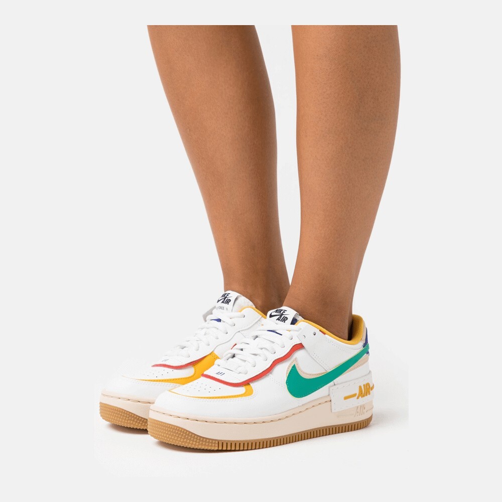 Nike Sportswear W Af1 Shadow summit white neptune green yellow ochre lapis cinnabar sanddrift CDEK.Shopping