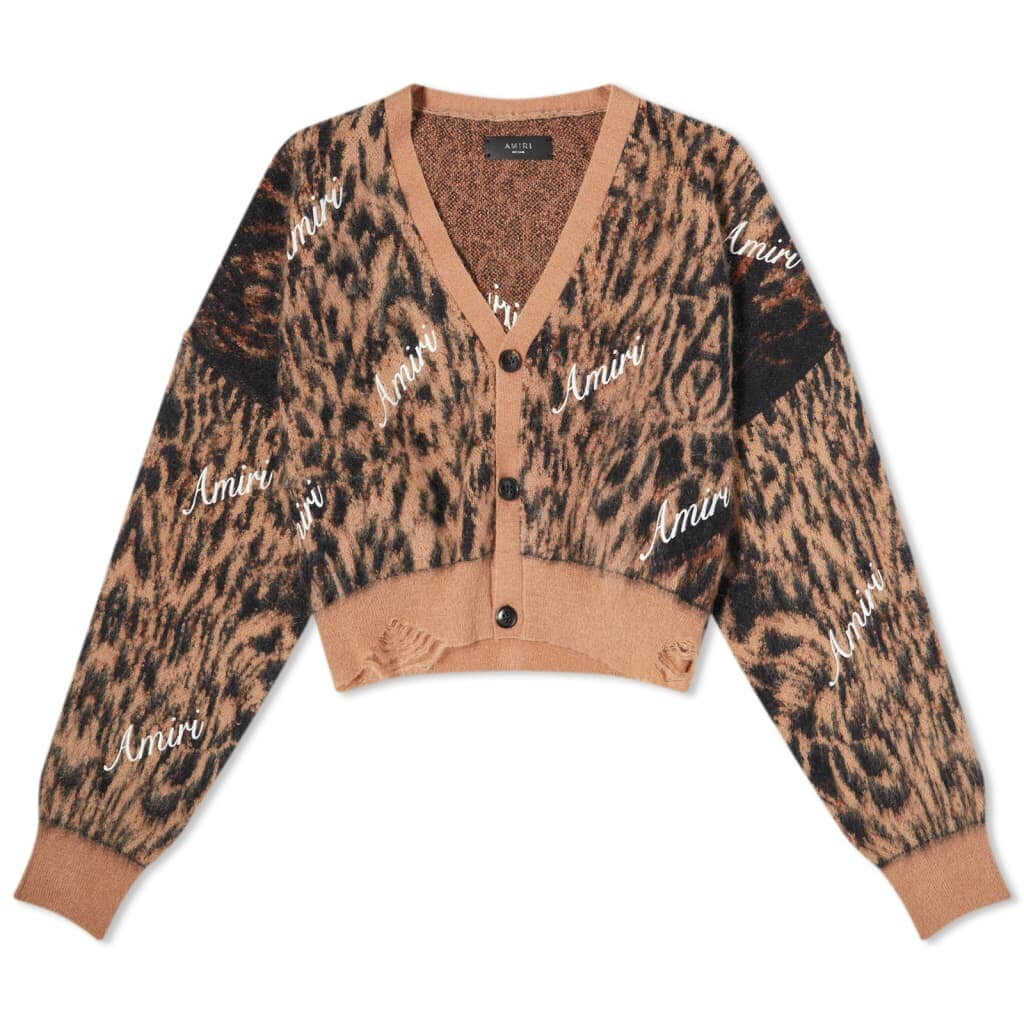 

Кардиган Amiri Cheetah Pattern, коричневый