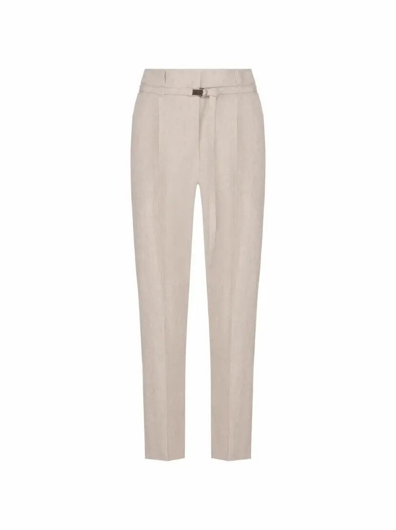 

Укороченные льняные брюки Brunello Cucinelli