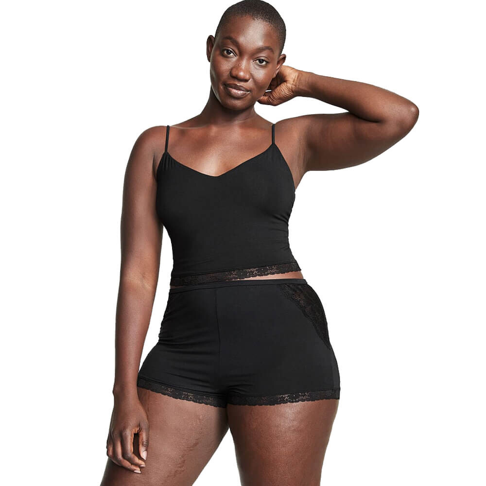 

Пижама Victoria's Secret Cropped Modal, черный