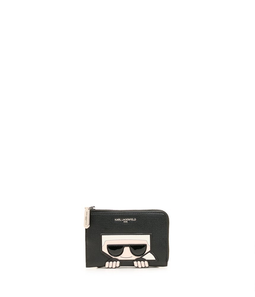 

Маленький кошелек на молнии karl с нашивкой Karl Lagerfeld, черный