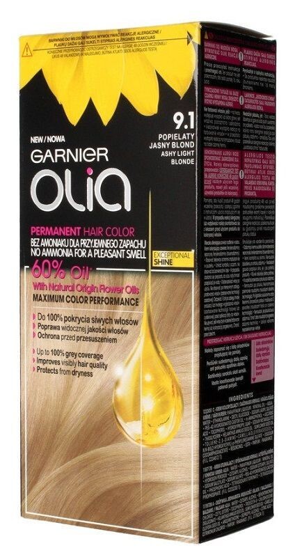 

Garnier Olia 9.1 Popielaty Jasny Blond краска для волос, 1 шт.