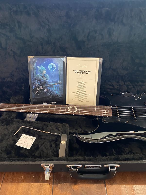 Fender MIJ Final Fantasy XIV Stratocaster #JD22100408 (8 фунтов, 7,6 унции) dissidia final fantasy nt [ps4] final fantasy xiv shadowbringers [ps4] – набор