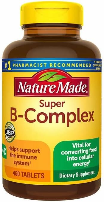 

Витамины группы B Nature Made Super B-Complex, 460 таблеток