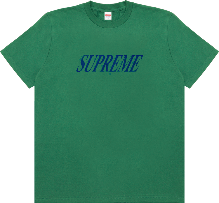 Футболка Supreme Slap Shot Tee 'Green', зеленый футболка supreme slap shot tee red красный