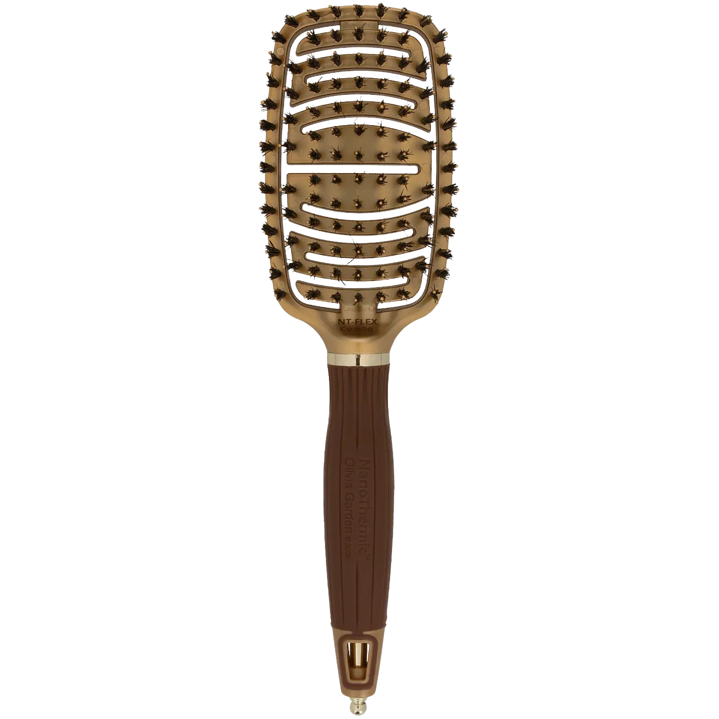 

Olivia Garden Nano Flex Combo Щетка для распутывания Flex Combo, 1 шт.