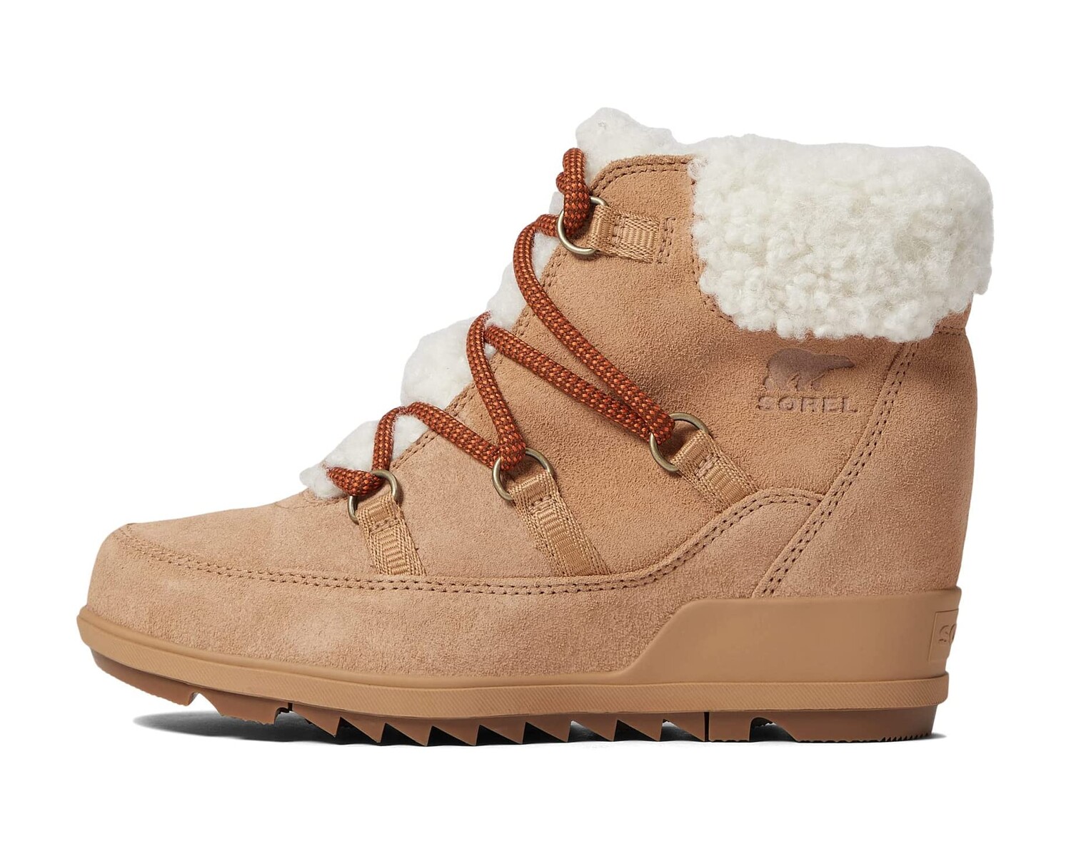 

Ботинки Evie Cozy Lace SOREL, тони бафф