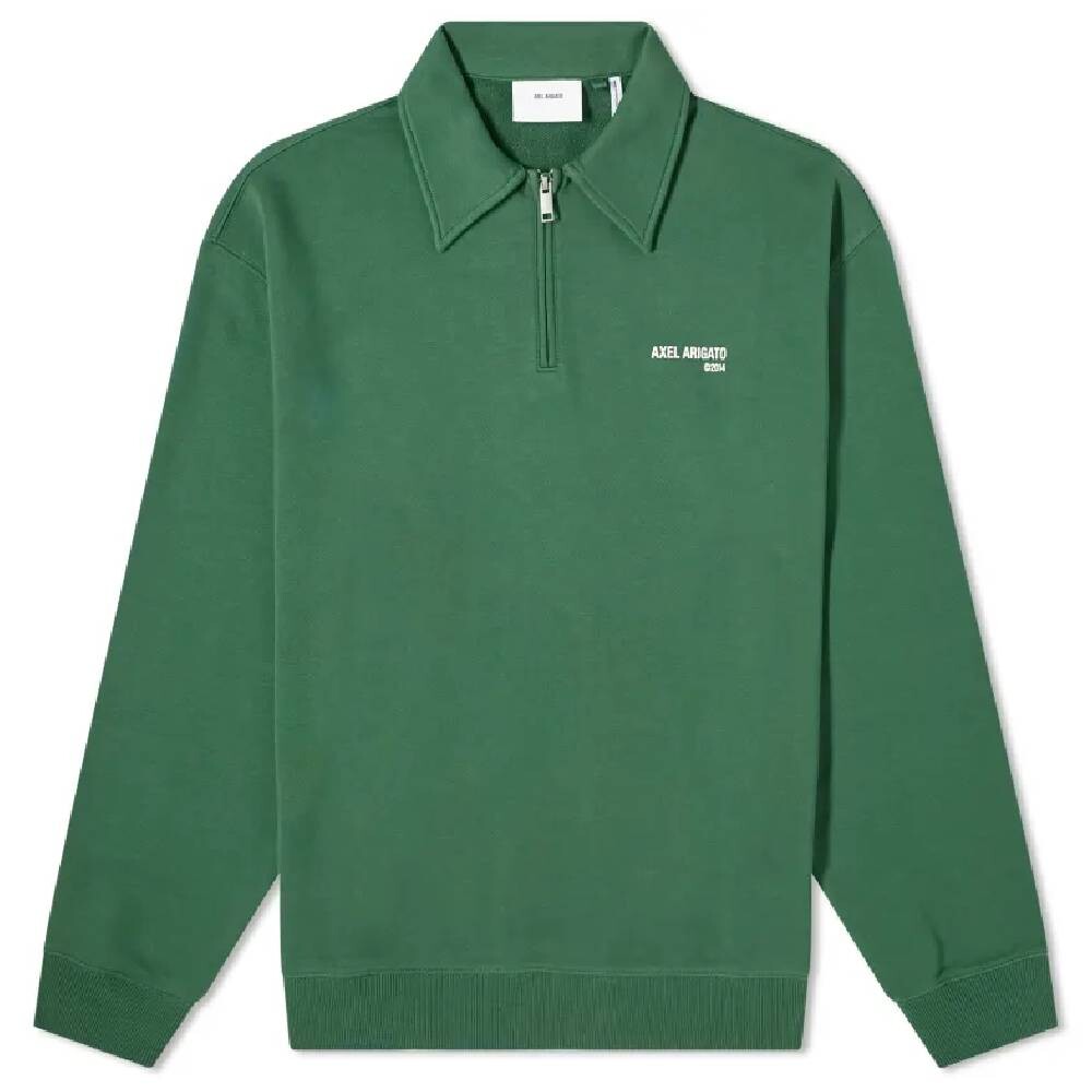 

Толстовка Axel Arigato Remi Half-Zip, зеленый
