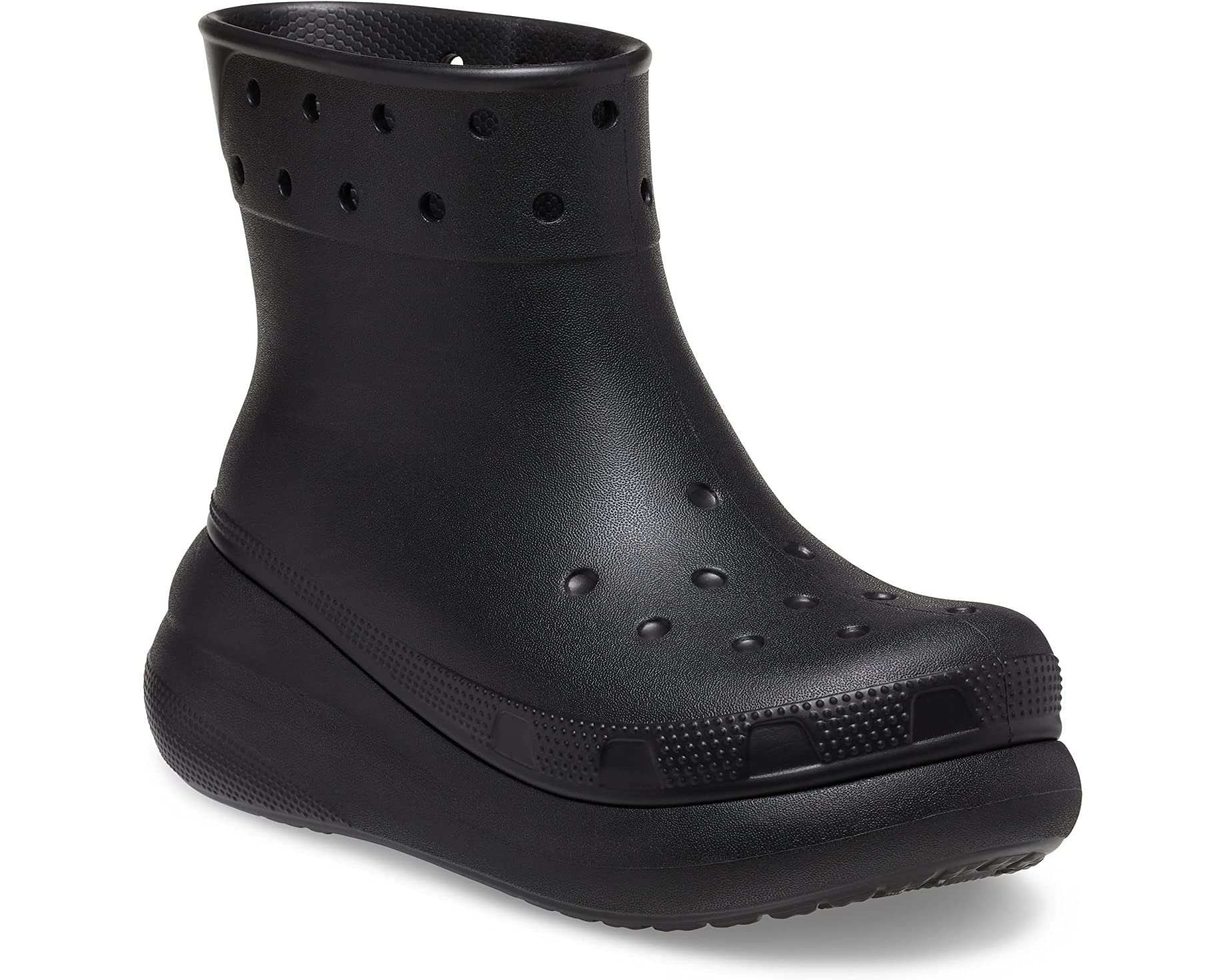 Сапоги Crush Rain Boot Crocs, черный цена и фото