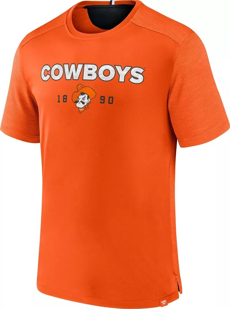 

Мужская оранжевая футболка Defender Rush NCAA Oklahoma State Cowboys