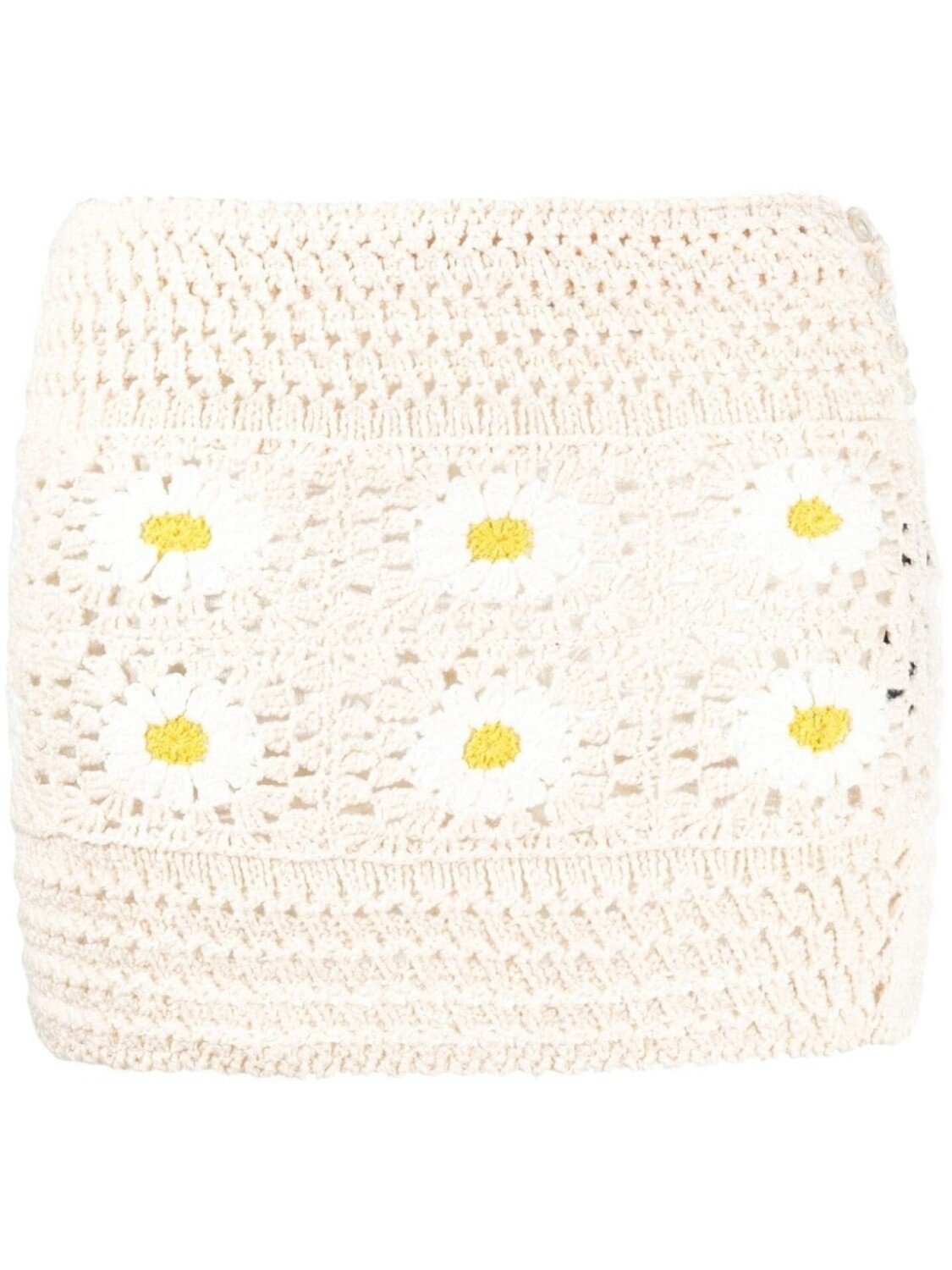 

Alanui юбка Daisy в технике кроше, белый