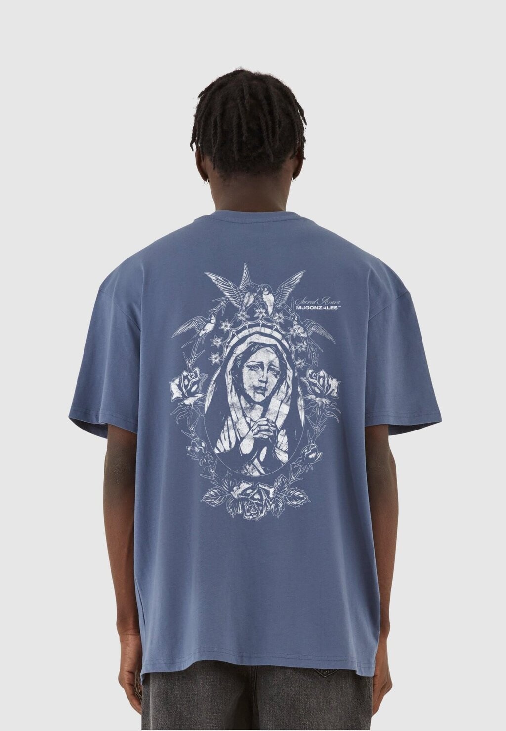 

Футболка с принтом FATIMA X HEAVY OVERSIZED MJ Gonzales, цвет vintageblue