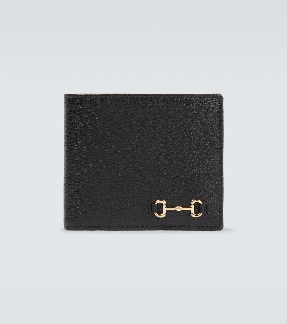 

Кошелек Horsebit из зернистой кожи Gucci, черный