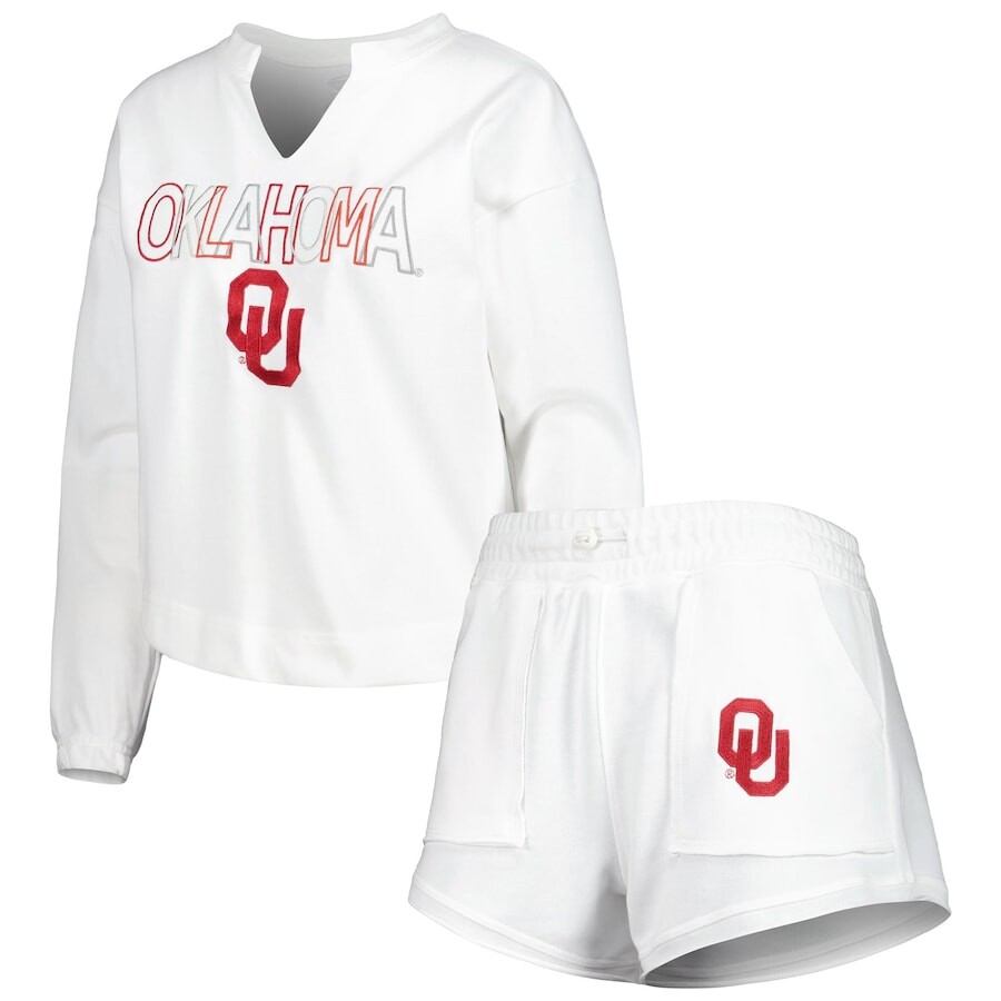 

Пижамный комплект Concepts Sport Oklahoma Sooners, белый