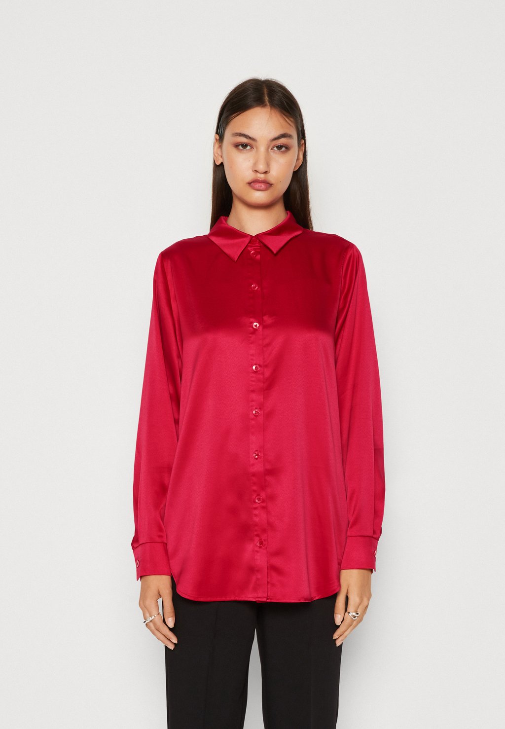 Рубашка Onlvictoria Loose Shirt ONLY, цвет lychee