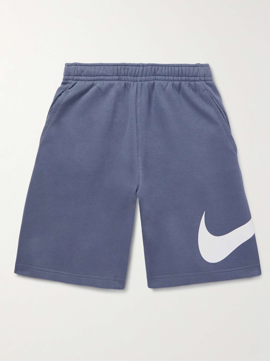 

NSW Прямые шорты из хлопкового трикотажа с принтом логотипа NIKE, синий